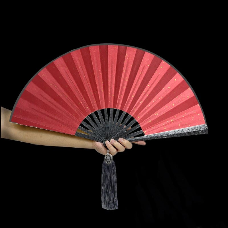 Tungsten Steel Alloy Self-Defense Folding Hand Fan | Kalsten