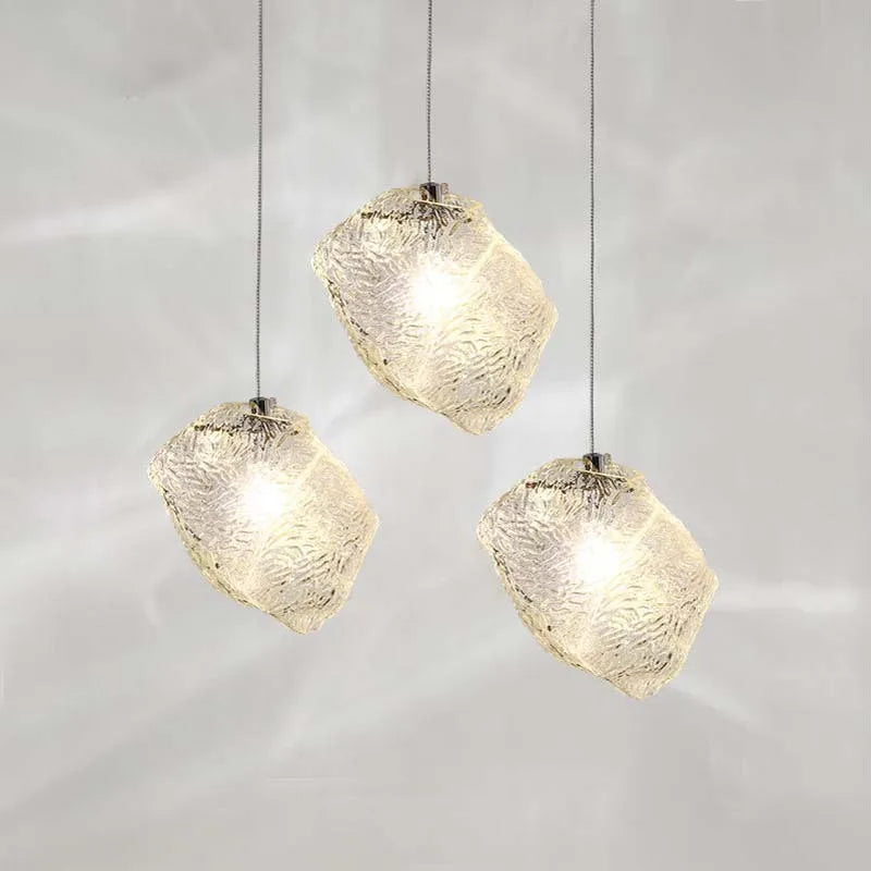 Nordic Glass Pendant Chandelier – Contemporary LED Light Fixture for Dining Table, Bar, and Entryway | Kalsten