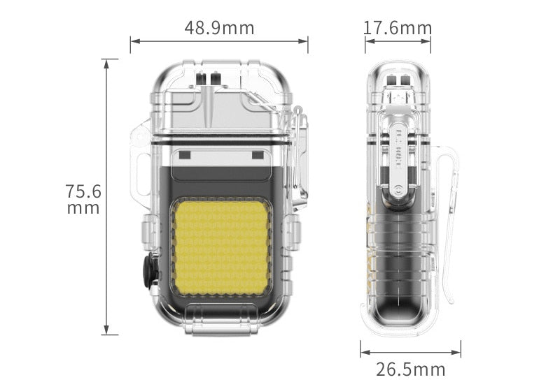 Kalsten | Plasma Power Rechargeable Transparent Lighter