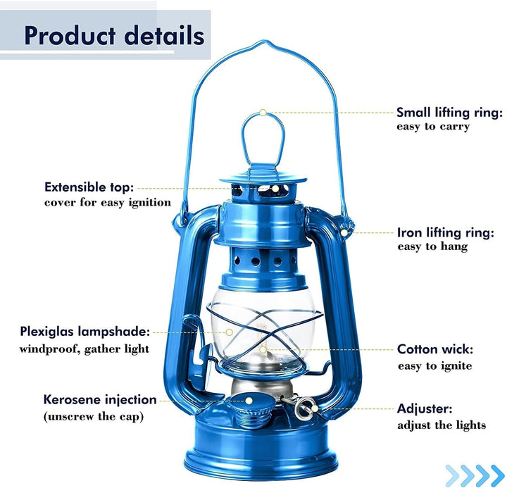 Nostalgic Camping Side Outdoor Kerosene Lantern Lamp | Kalsten