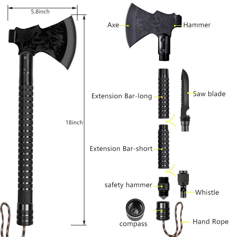 Kalsten | Multi-Gear Foldable Survival Camping Axe