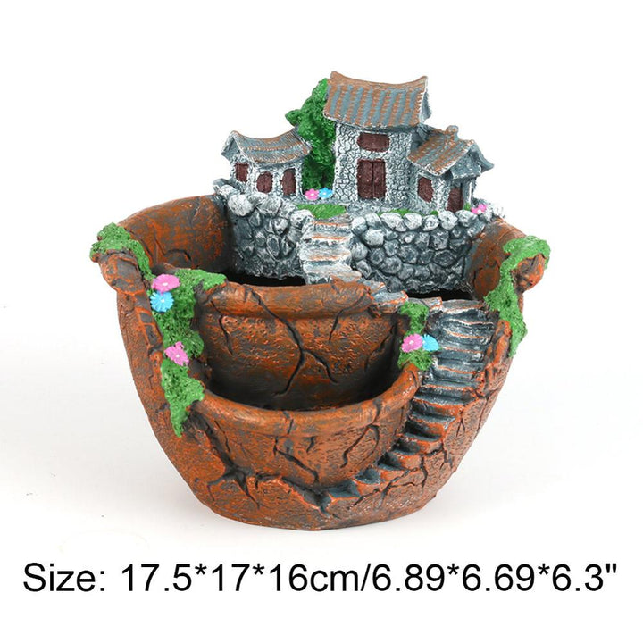 Fairy Garden Flower House Pot Lamp | Kalsten