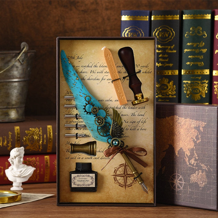Kalsten | Phoenix Feather Mechanic Calligraphy Pen Set