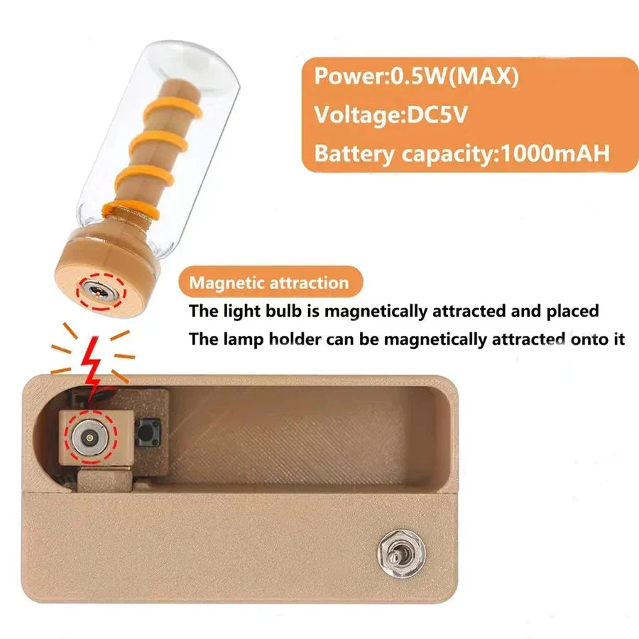 Mechanical Flip Rechargeable Night Lamp | Kalsten