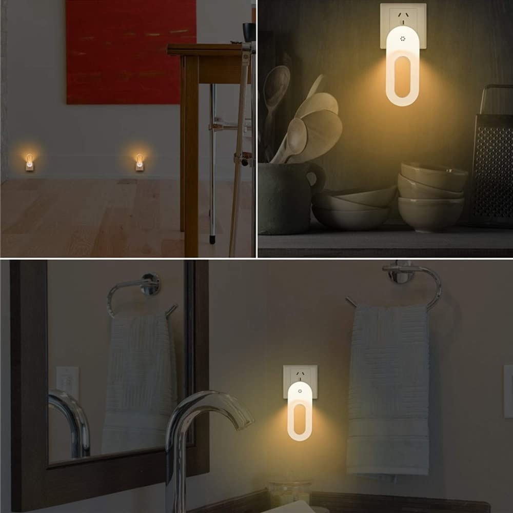 Twilight Sensor Energy Saving Socket Wall Night Light | Kalsten