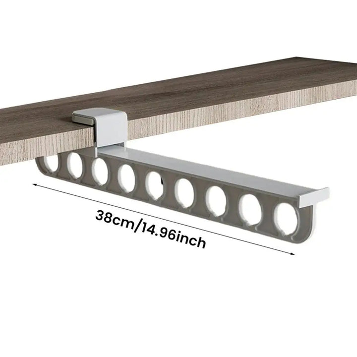 Kalsten | Retractable Wardrobe Rail Closet Organizer Hanger