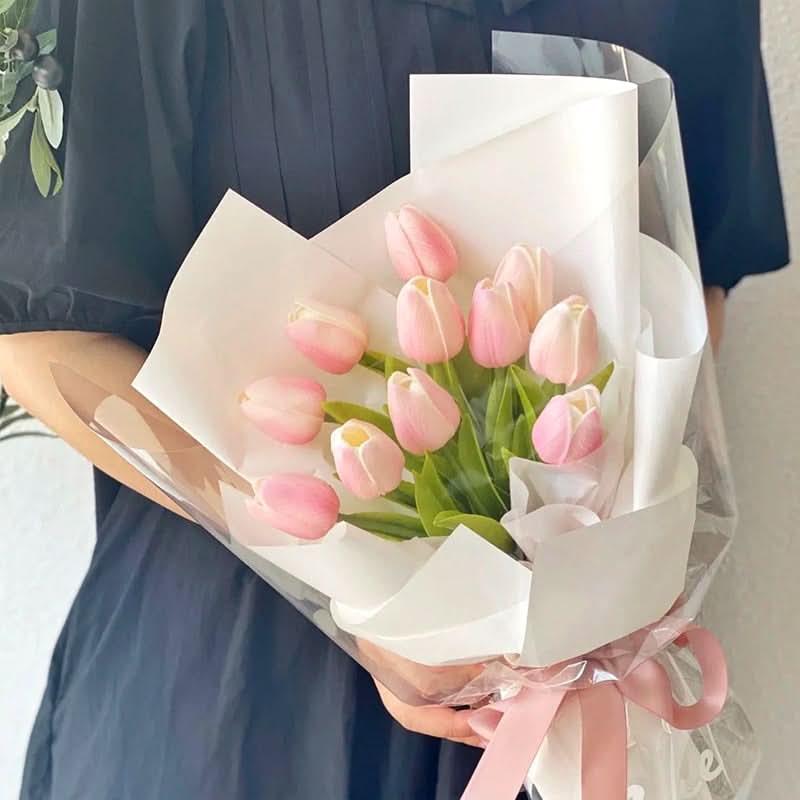 Kalsten | Artificial Tulip Bouquet with Realistic Lifelike Flowers