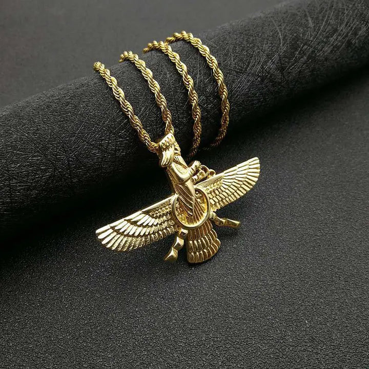 Kalsten | Zoroastrian Faravahar / Ahura Mazda Pendant Necklaces