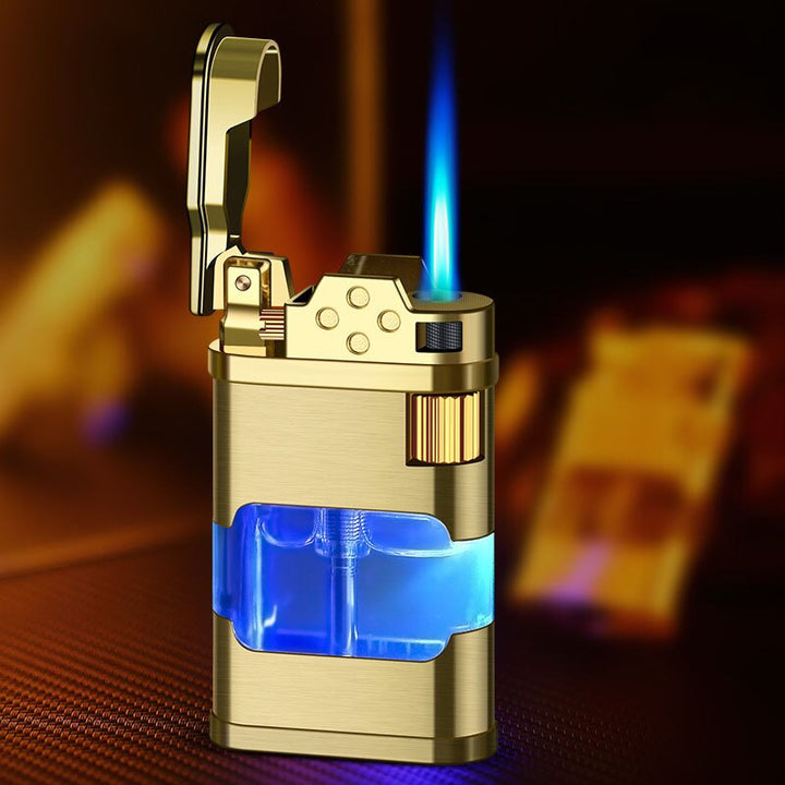 Blue Flame Metal Windproof Gas Lighter | Kalsten
