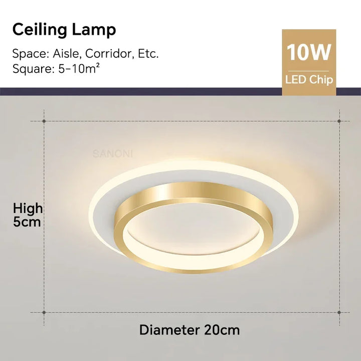 Modern LED Aisle Ceiling Light Chandelier | Kalsten