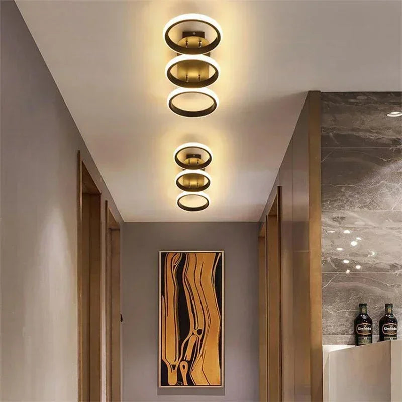 Modern LED Ceiling Light Chandelier – Stylish Multi-Head Ring Light for Bedroom, Living Room, Hallway, Dining Room & Indoor Spaces | Kalsten