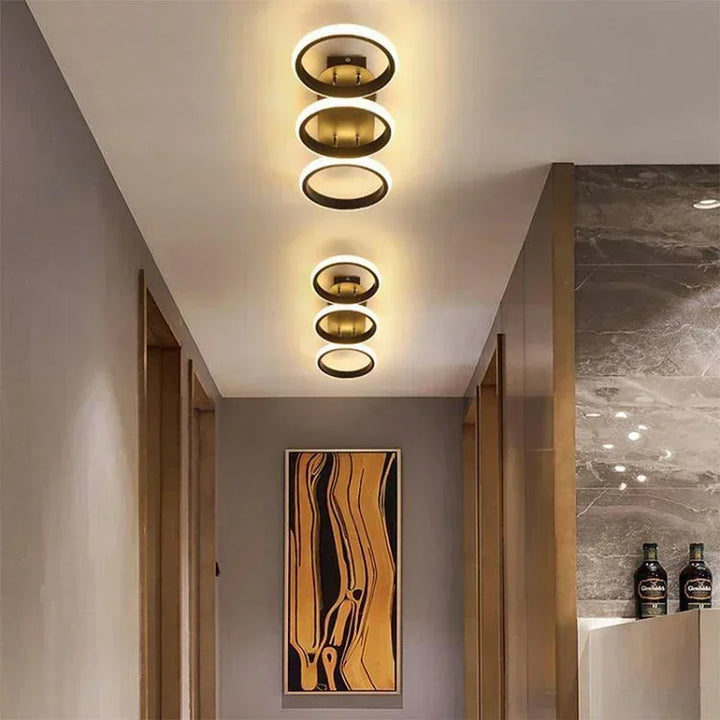 Modern LED Ceiling Light Chandelier – Stylish Multi-Head Ring Light for Bedroom, Living Room, Hallway, Dining Room & Indoor Spaces | Kalsten
