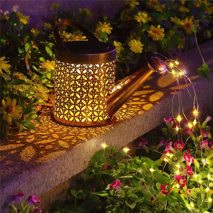 Garden Watering Solar-Powered Can Patio Light | Kalsten