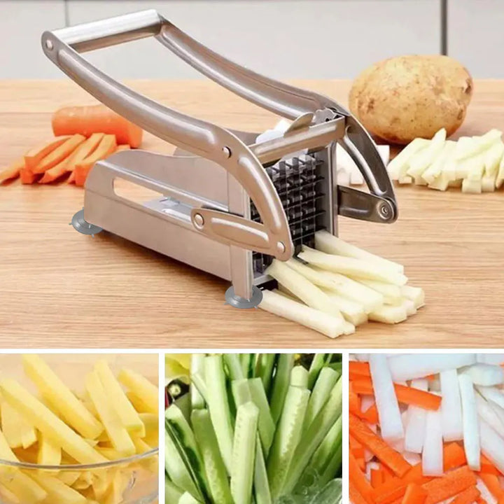 Fritzo Vegetable Cutter - The Stylish Stainless Steel Cutter for Perfect Vegetables Kalsten