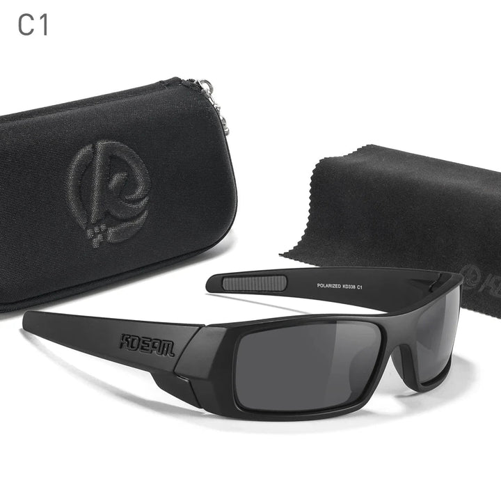 Photochrome Sunglasses Black Frame with Case | Kalsten