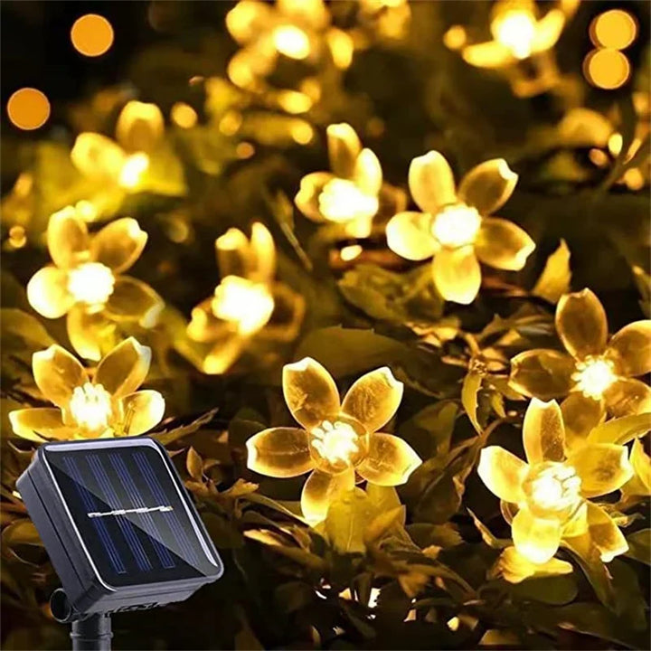 Kalsten | LumiSola Solar String Lights | 20–100 LEDs | Warm White, White or RGB | 8 Modes | For Garden & Balcony | 5–12m