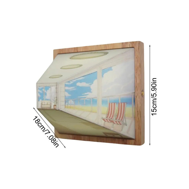 3D Vision Play Wall Lamp Art | Kalsten