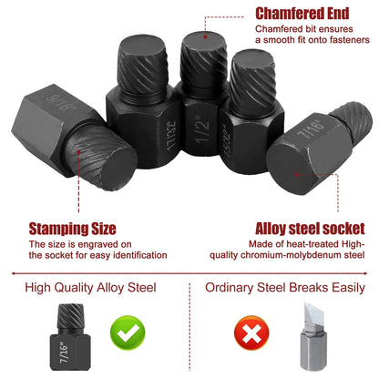 BowLift | Damaged Screw Extractor Set