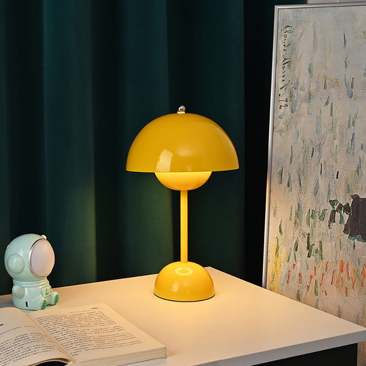Flower Pot Table Lamp – Cordless Decorative Light