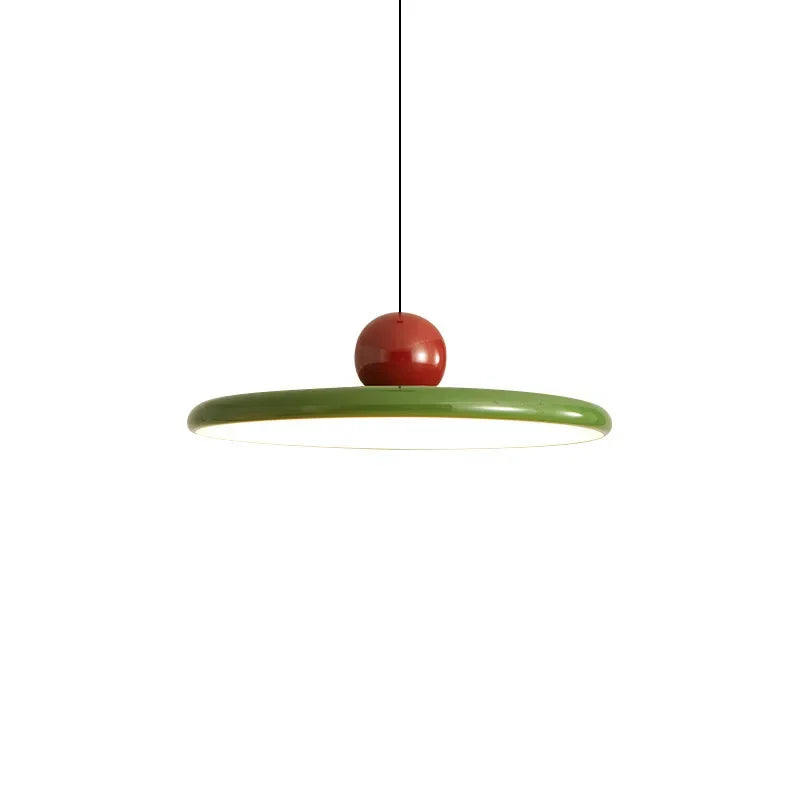 Nordic Cream Flying Saucer Pendant Light – Modern LED Light for Living Room, Bedroom, and Restaurant, 20/30cm | Kalsten
