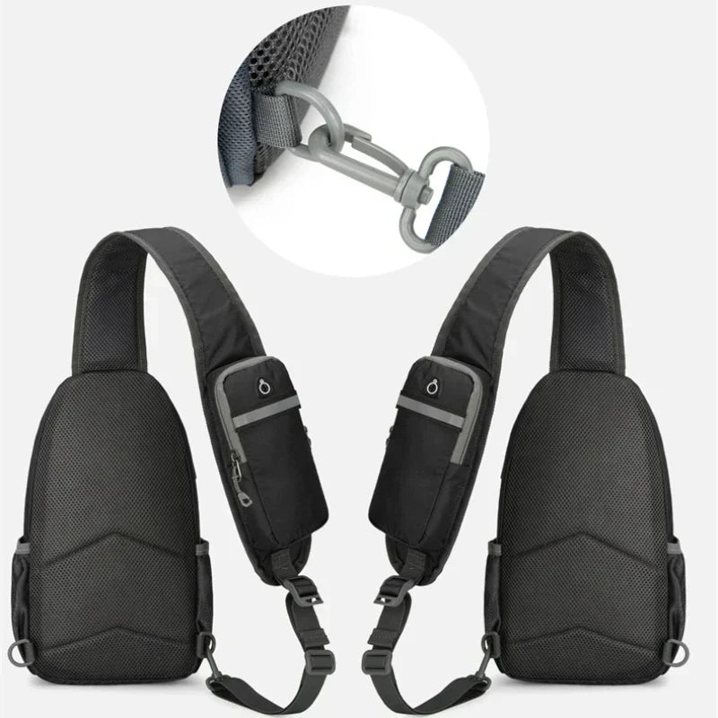 Skanto | SecurePack | Anti-Theft Waterproof Multi-Pocket Shoulder Backpack – Lightweight Crossbody Travel Bag