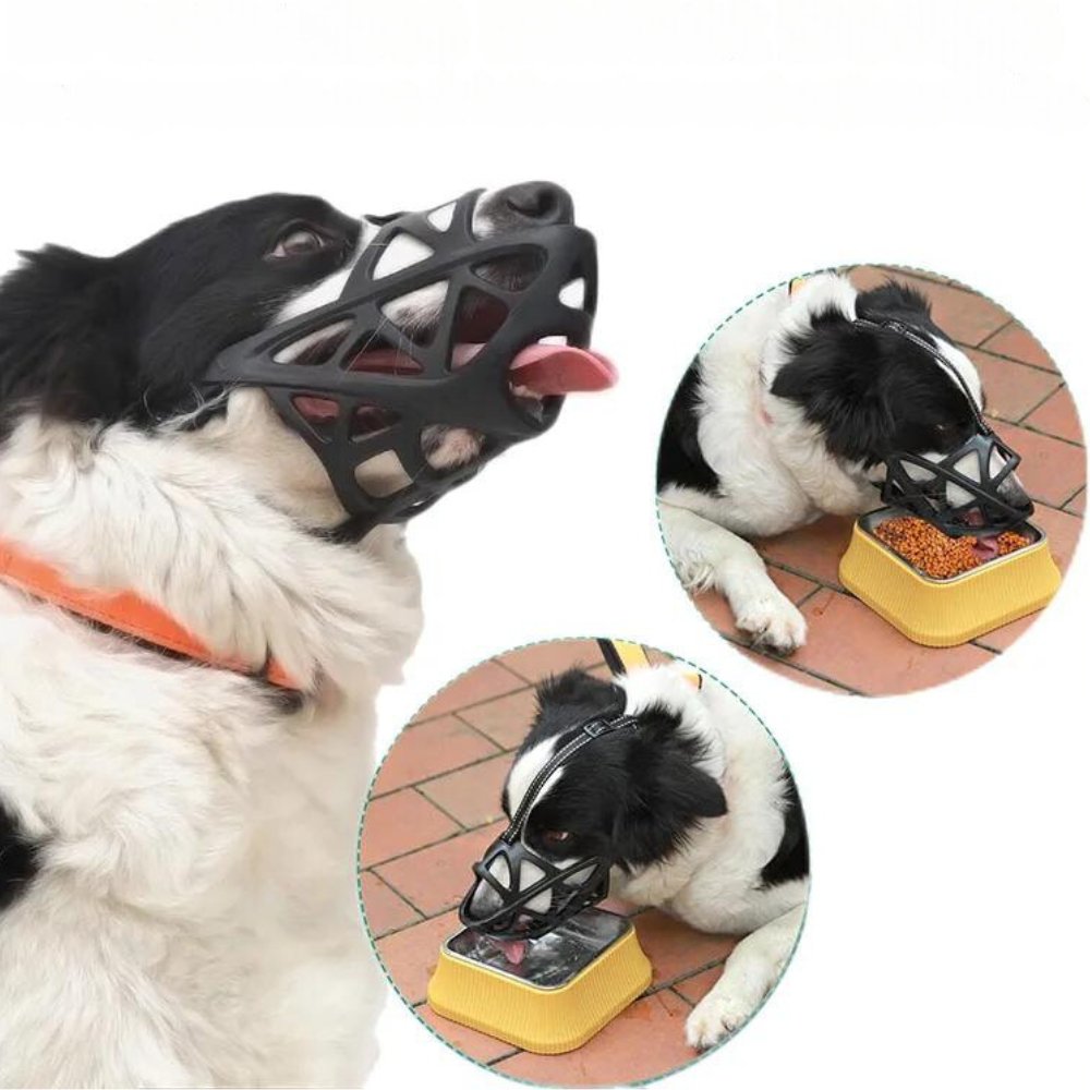 SafeBark Dog Muzzle – Effective Anti-Bite and Anti-Bark Solution, Breathable and Comfortable | Kalsten