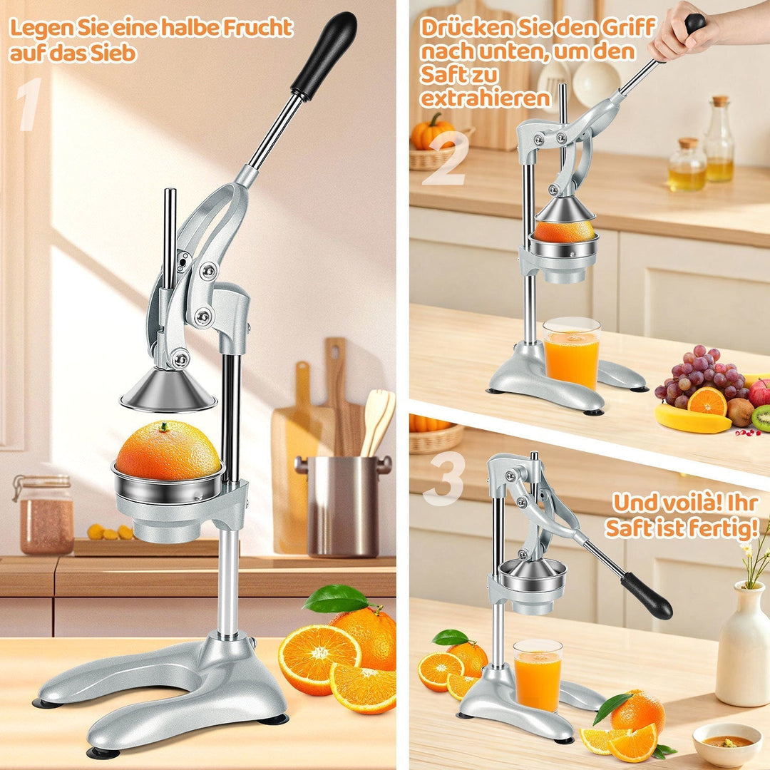Manual Juice Press Citrus Press Stainless Steel | Kalsten