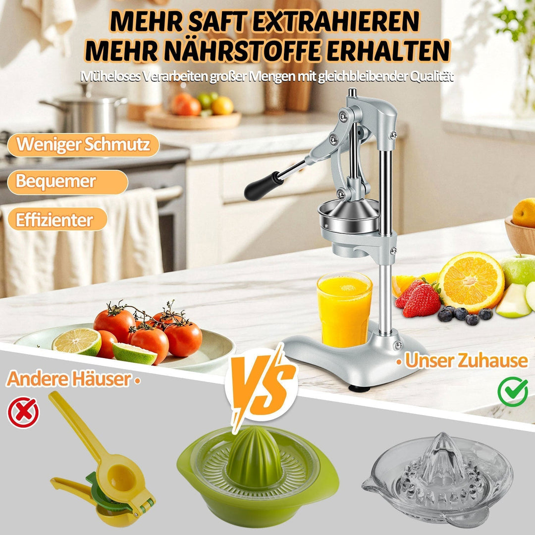 Manual Juice Press Citrus Press Stainless Steel | Kalsten