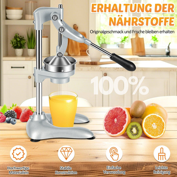 Manual Juice Press Citrus Press Stainless Steel | Kalsten