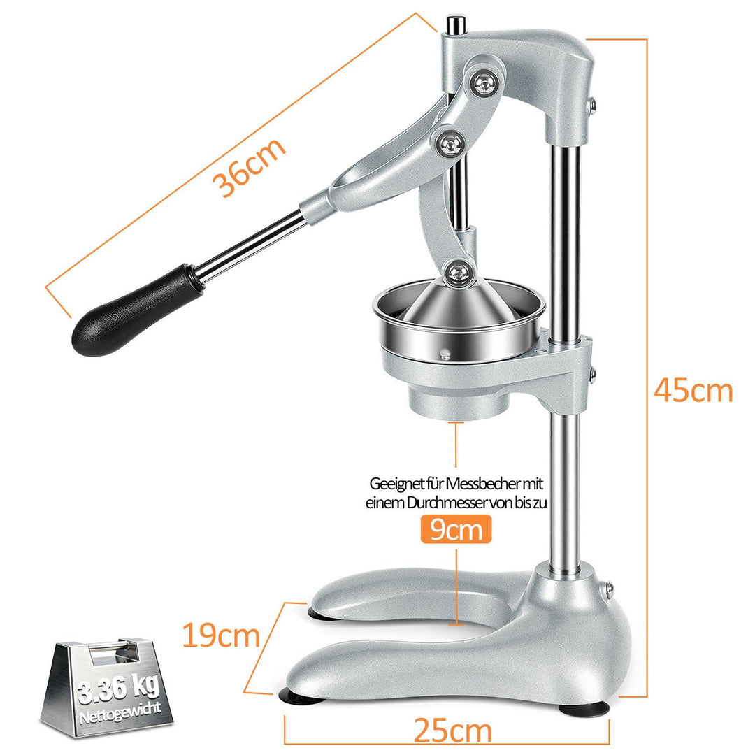 Manual Juice Press Citrus Press Stainless Steel | Kalsten