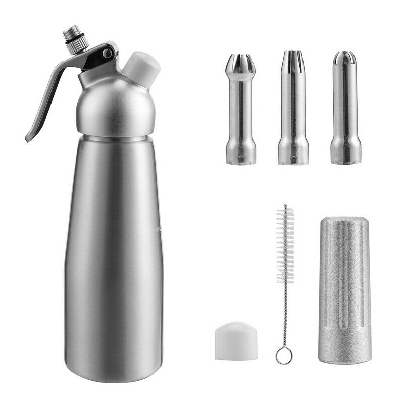 Sahnespender Alu with 3 nozzles 500ml | Kalsten