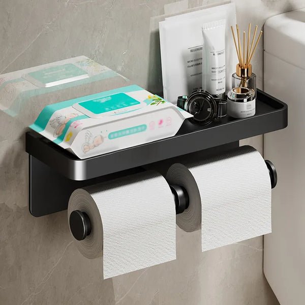 Saniflex Multifunctional Toilet Paper Holder – Modern Design and Practical Functionality | Kalsten