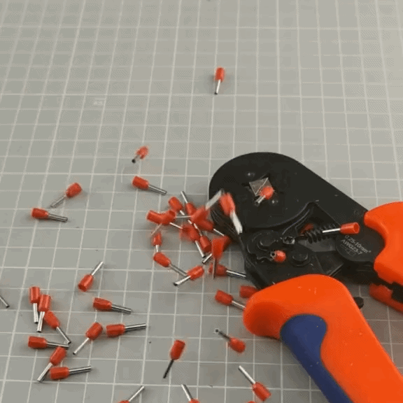 End sleeves set with crimping pliers | Kalsten