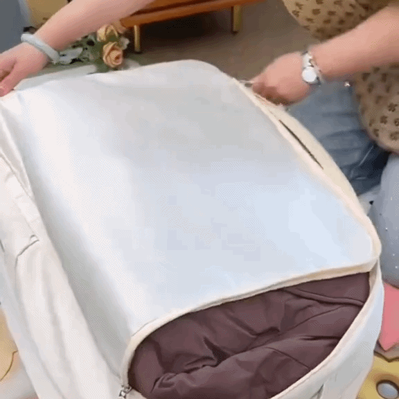 Storage bag for bedding with 40% space savings | Kalsten