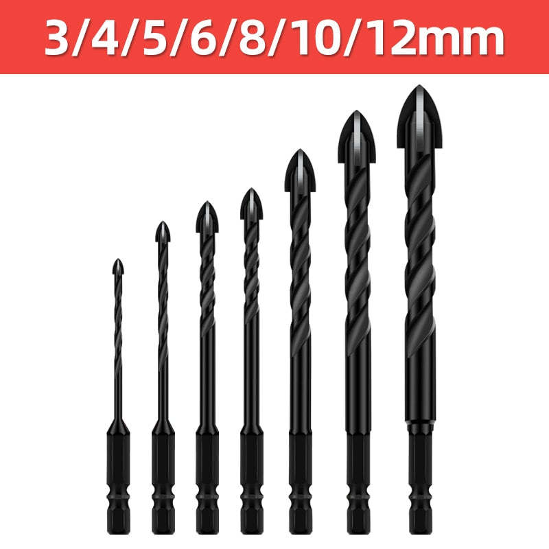 Heavy-Duty Mega Ultimate Cross Hex Drill Bit Set | Kalsten