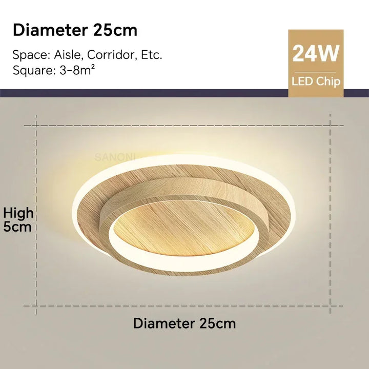 Modern LED Aisle Ceiling Light Chandelier - Indoor Lighting Fixture for Corridor, Stairs, Foyer, Balcony, Bedroom, Bathroom | Kalsten