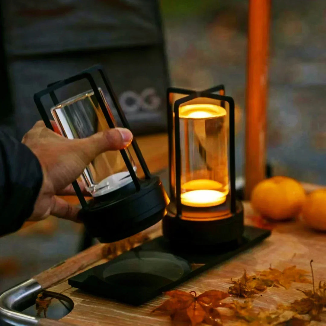 Portable Wireless LED Lantern with Charging Station | Kalsten