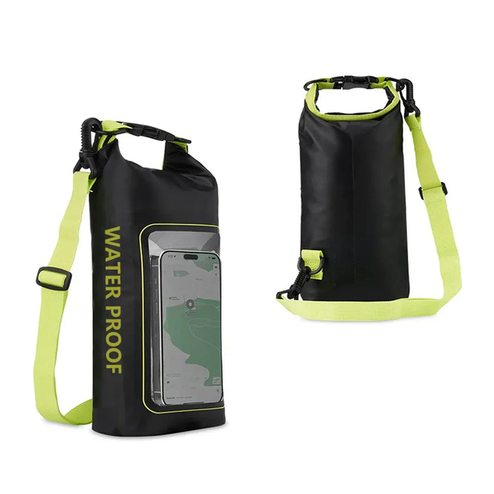 Kalsten | AquaVault Waterproof Dry Bag 2L | With Touchscreen Window | Outdoor Bag for Kayaking, Trekking & Water Sports