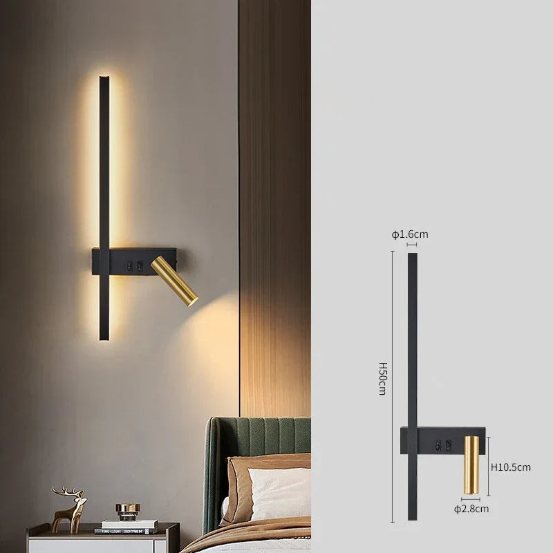 Modern LED Wall Lamp - Nordic Style for Creative Home Decor | Kalsten