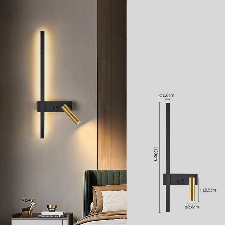 Modern LED Wall Lamp - Nordic Style for Creative Home Decor | Kalsten
