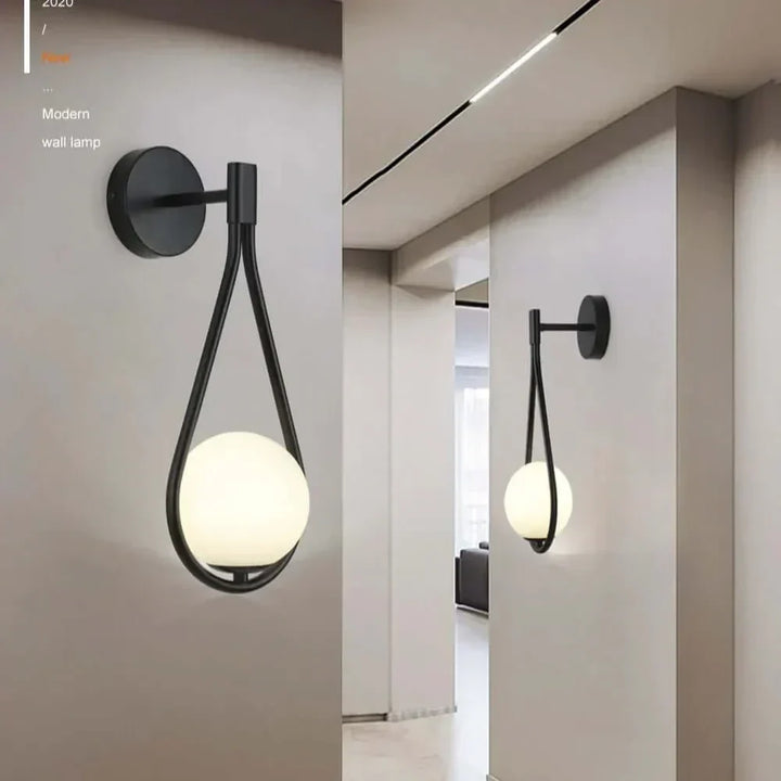 Drop Luxury Glass Balls Wall Lamp | Kalsten