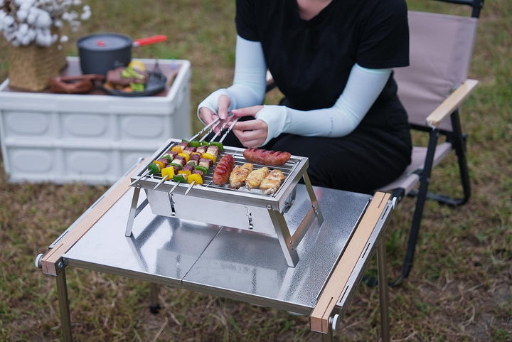Ultimate Camping Style Stainless Steel Foldable Grill | Kalsten