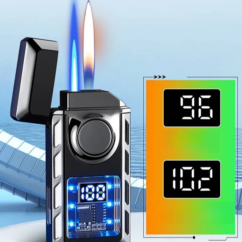 Voice Controlled USB Colorful Double Flame Lighter | Kalsten