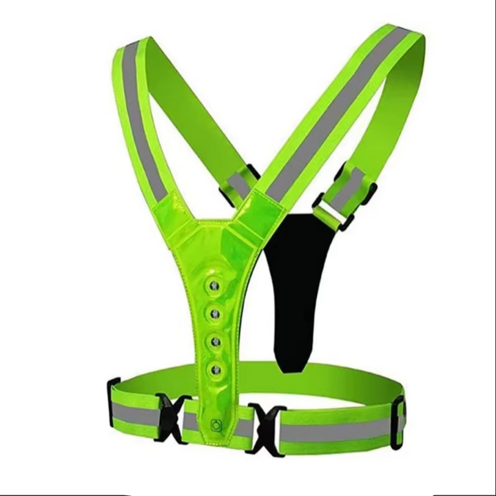 Kalsten | LED Reflective Safety Vest with Adjustable Straps and USB Rechargeable Lights