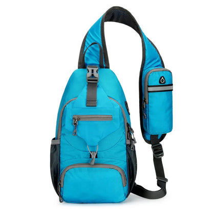 Skanto | SecurePack | Anti-Theft Waterproof Multi-Pocket Shoulder Backpack – Lightweight Crossbody Travel Bag