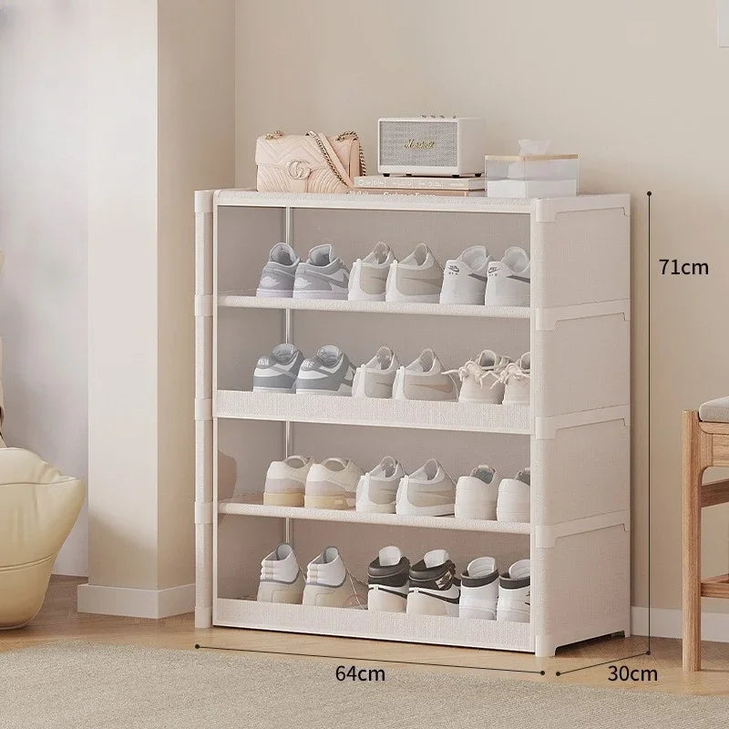 Skanto | TransRack – Transparent Multi-Layer Shoe Storage Cabinet