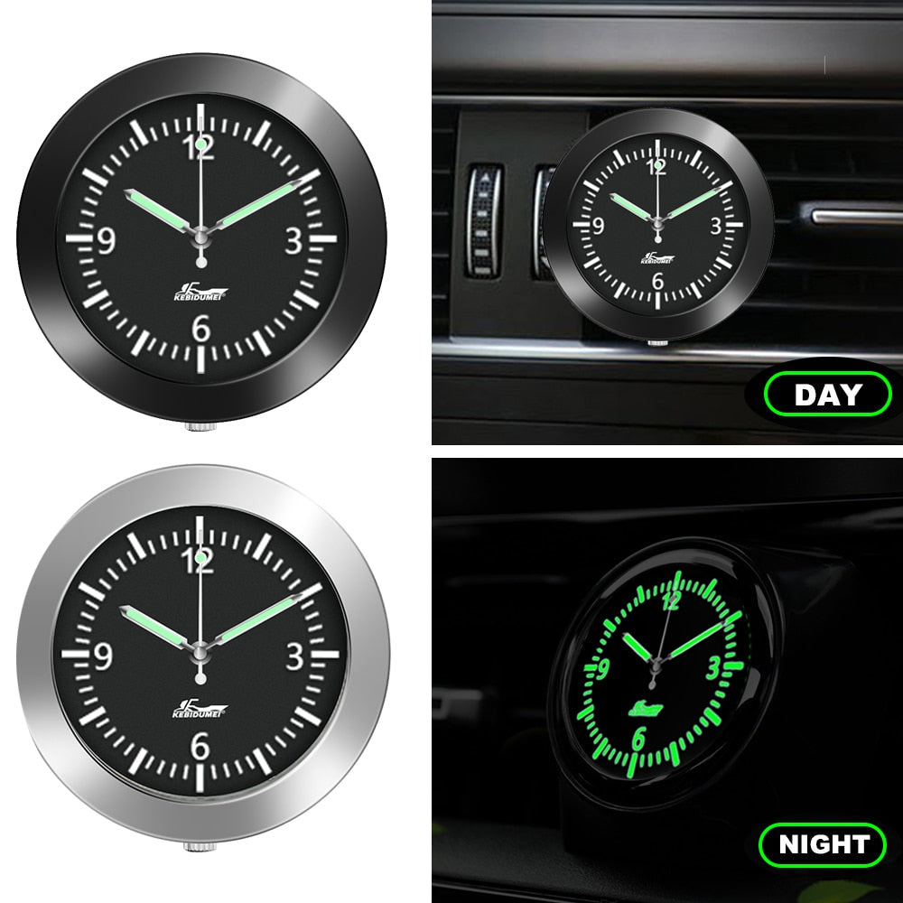 Karnz | Stick-on Car Dashboard Luminous Clock