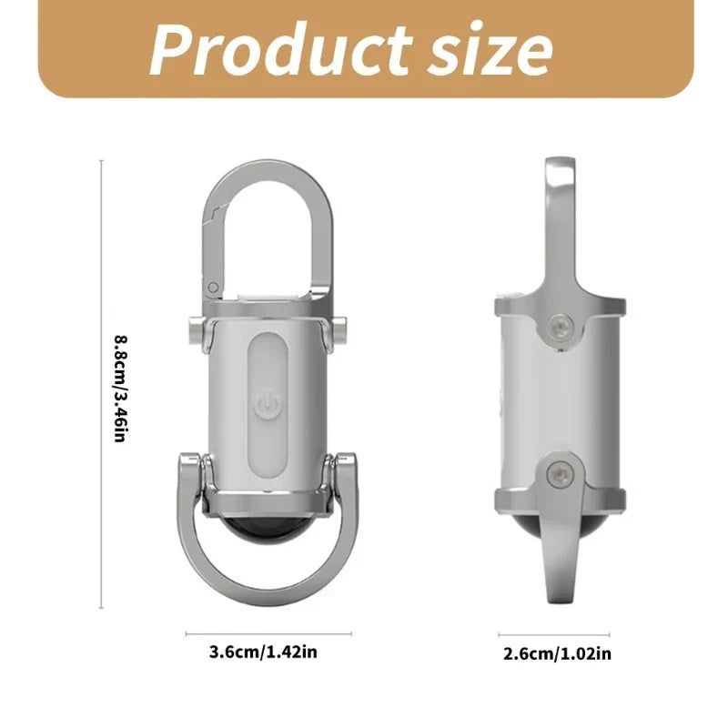 LED Pocket USB Rechargeable Keychain Light | Kalsten