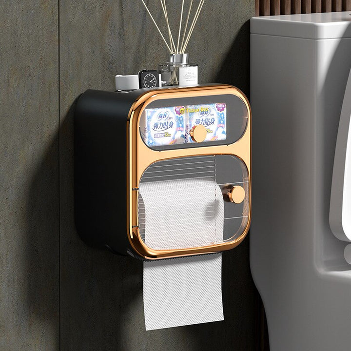 Kalsten | MultiBox Wall-Mounted Toilet Paper Towel Storage Box