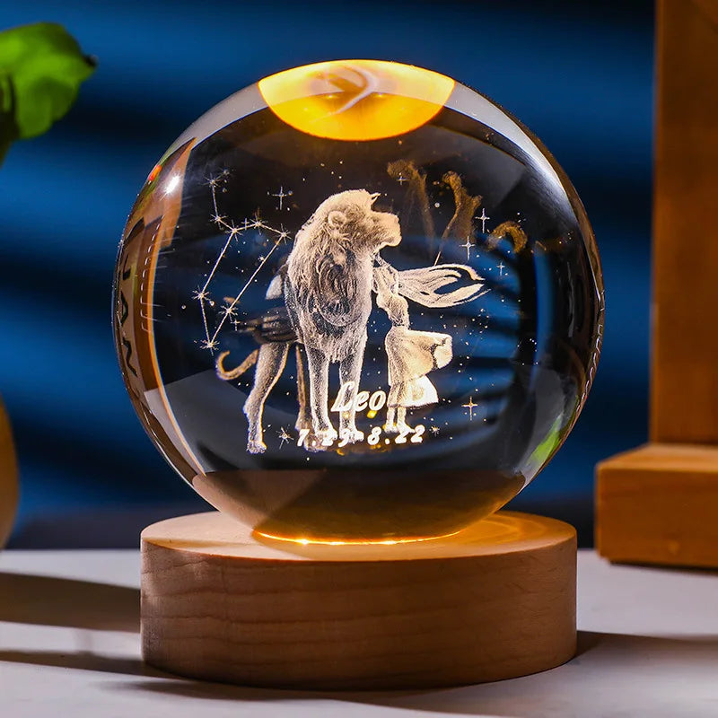 Constellation Crystal Ball Night Light | Kalsten